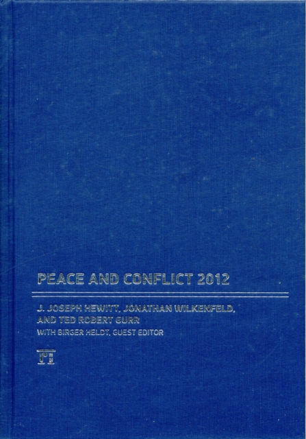 Peace and Conflict 2012, Hardback Book