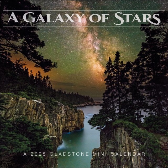 Galaxy of Stars Square Mini Calendar 2025, Paperback Book