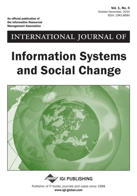 International Journal of Information Systems and Social Change, Paperback / softback Book