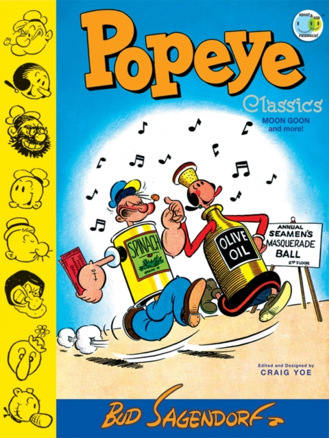 Popeye Classics Moon Goon And More!, Hardback Book