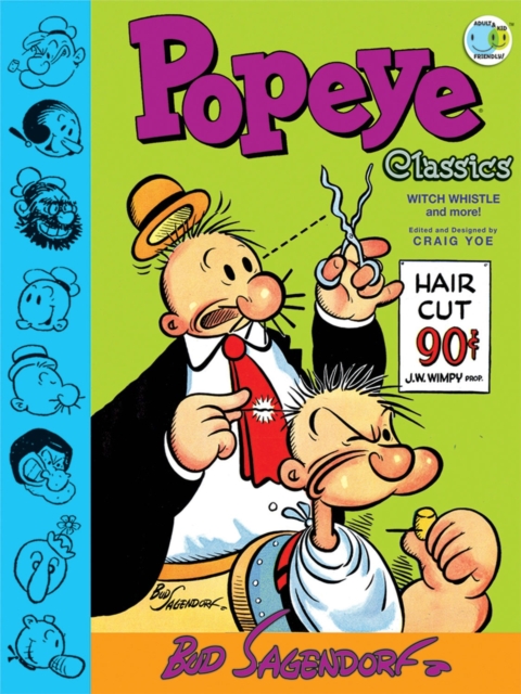 Popeye Classics: Witch Whistle and more!, Hardback Book