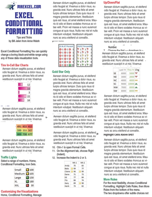 Excel Conditional Formatting Tip Card, Paperback / softback Book