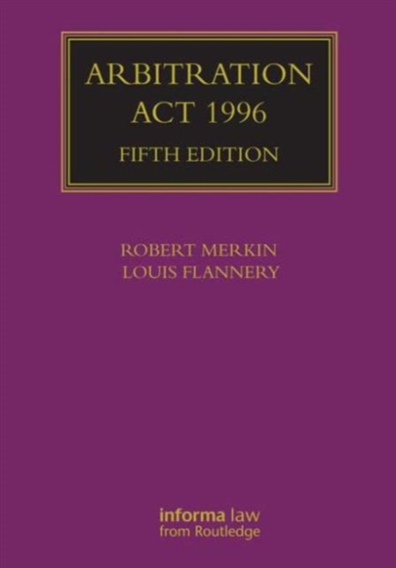 Arbitration Act 1996, Hardback Book