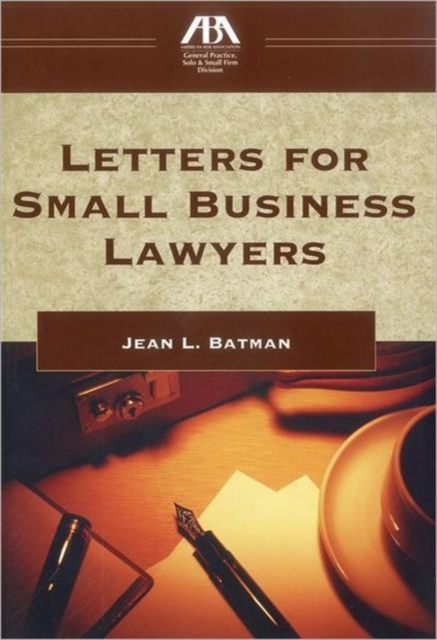 Letters for Small Business Lawyers, Mixed media product Book