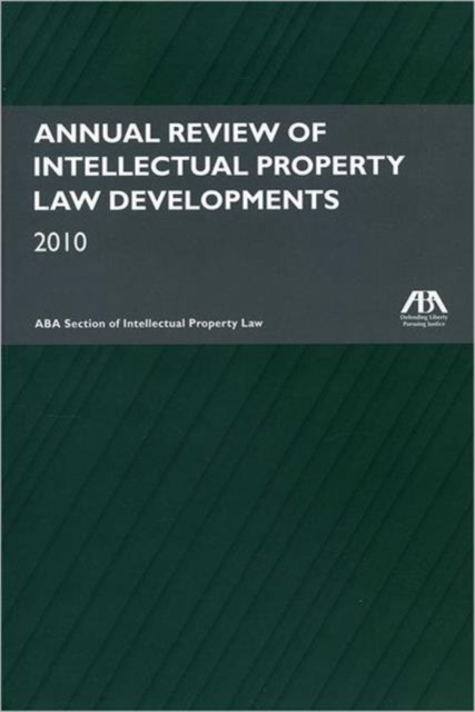 Annual Review of Intellectual Property Law Developments 2010, Mixed media product Book