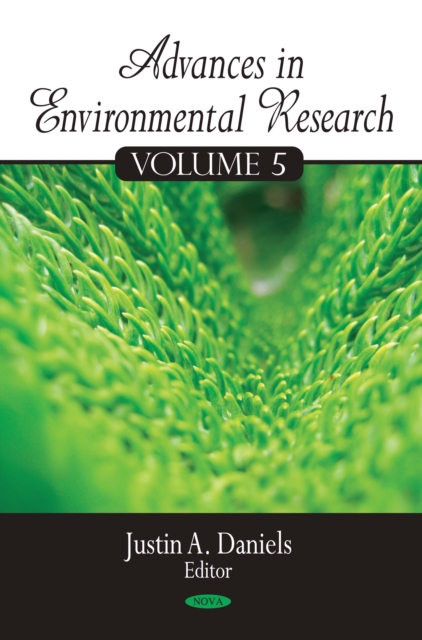 Advances in Environmental Research. Volume 5, PDF eBook
