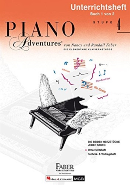 PIANO ADVENTURES UNTERRICHTSHEFT 4, Paperback Book