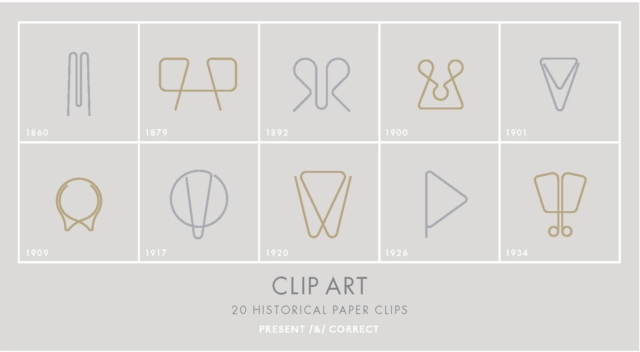 Clip Art Paperclips : 20 Historical Paper Clips, Other merchandise Book