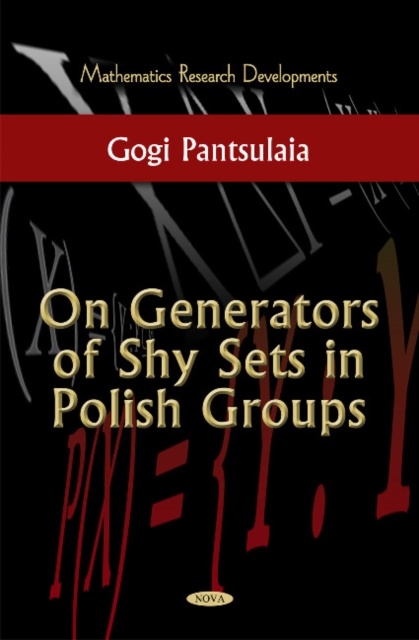 On Generators of Shy Sets in Polish Groups, Hardback Book