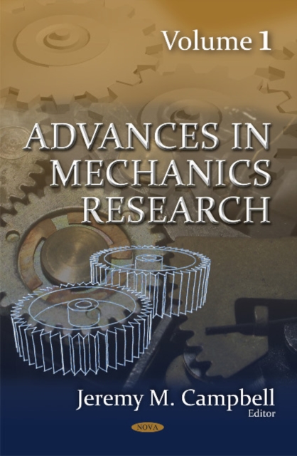 Advances in Mechanics Research : Volume 1, Hardback Book