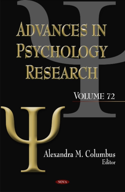 Advances in Psychology Research : Volume 72, Hardback Book