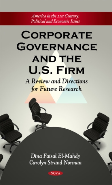 Corporate Governance & the Firm : A Review & Directions for Future Research, Hardback Book