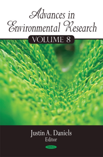 Advances in Environmental Research : Volume 8, Hardback Book
