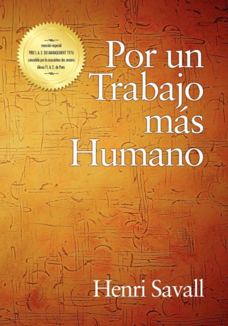 Por Un Trabajo Mas Humano (PB), Paperback / softback Book