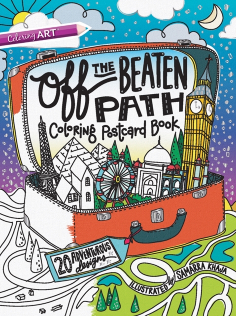 Off the Beaten Path Coloring Postcard Book : 20 Adventurous Designs, General merchandise Book