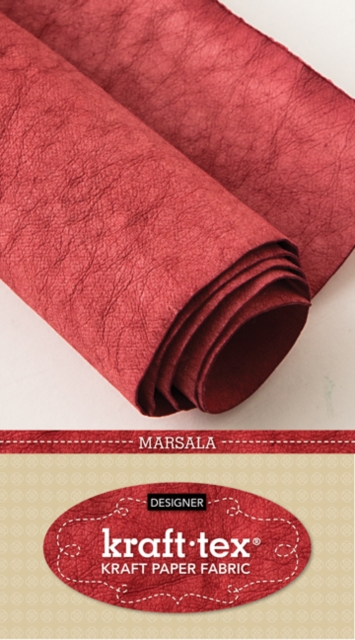kraft-tex® Designer, Marsala : Kraft Paper Fabric, General merchandise Book