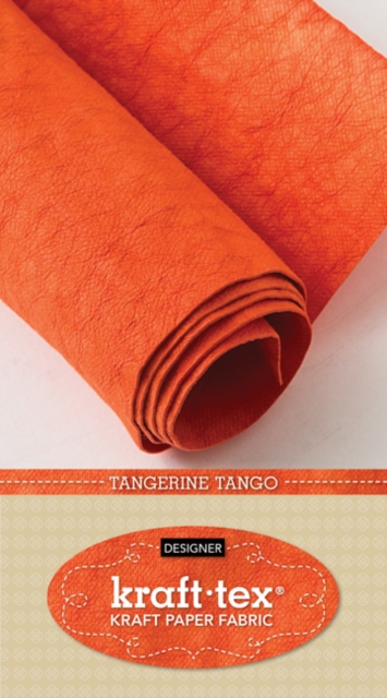 kraft-tex® Designer, Tangerine Tango : Kraft Paper Fabric, General merchandise Book