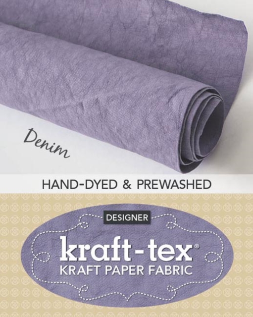 kraft-tex® Roll Denim Hand-Dyed & Prewashed : Kraft Paper Fabric, General merchandise Book