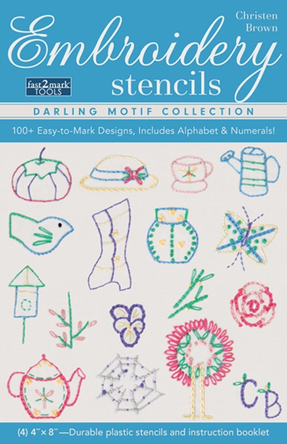 Embroidery Stencils Darling Motif Collection : 100+ Easy-to-Mark Designs, Includes Alphabet & Numerals!, General merchandise Book