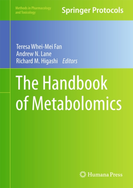 The Handbook of Metabolomics, Hardback Book
