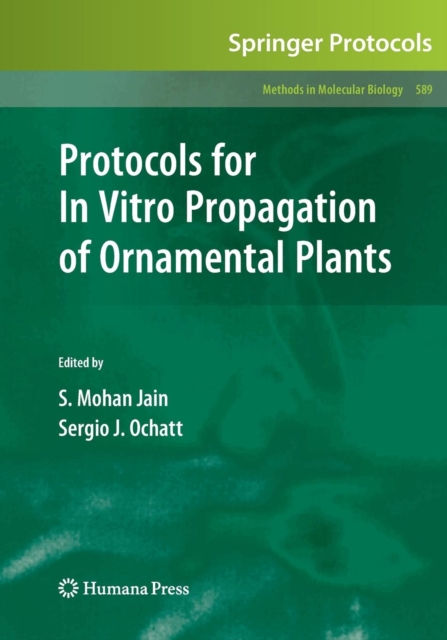 Protocols for In Vitro Propagation of Ornamental Plants, Paperback / softback Book