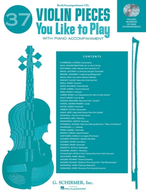 37 Violin Pieces You Like to Play, Book Book