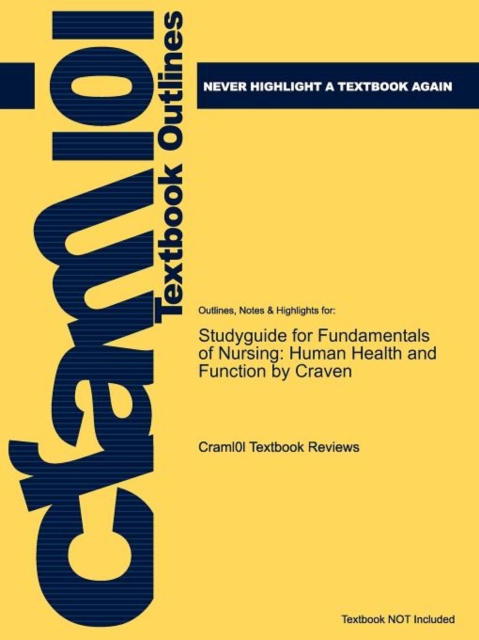 Studyguide for Fundamentals of Nursing : Human Health and Function by Craven, ISBN 9780781735810, Paperback / softback Book