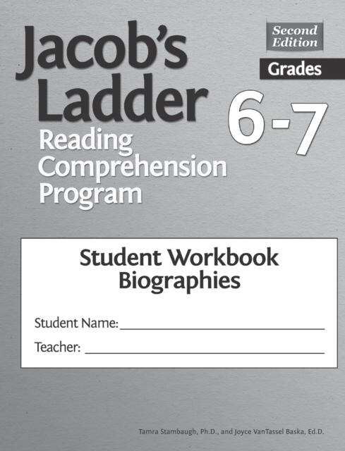 Jacob's Ladder Reading Comprehension Program : Grades 6-7, Student Workbooks, Biographies (Set of 5), Paperback / softback Book