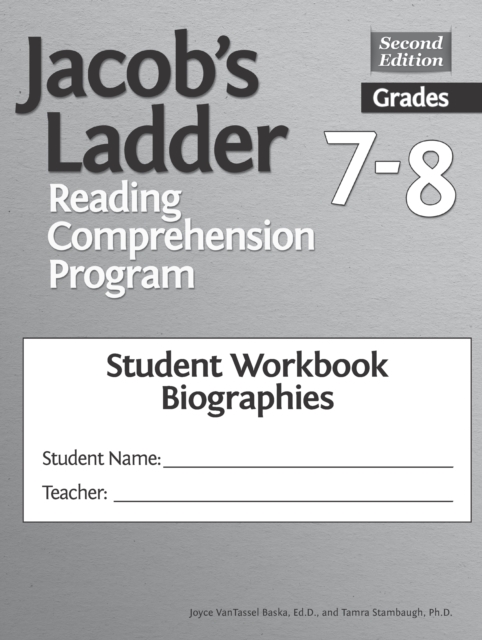 Jacob's Ladder Reading Comprehension Program : Grades 7-8, Student Workbooks, Biographies (Set of 5), Paperback / softback Book