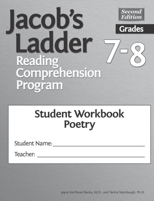 Jacob's Ladder Reading Comprehension Program : Grades 7-8, Student Workbooks, Poetry (Set of 5), Paperback / softback Book