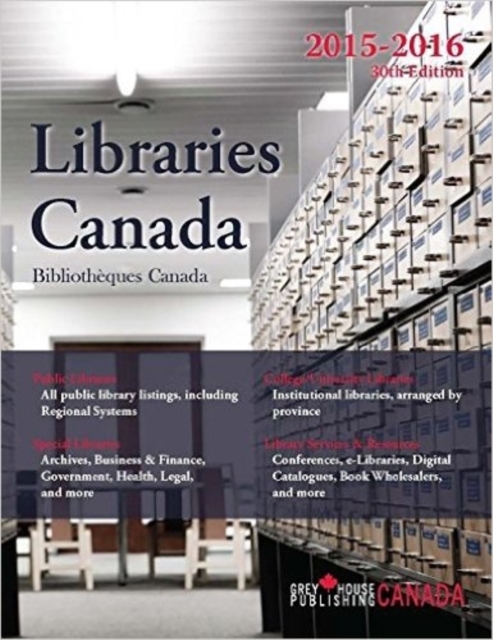 Libraries Canada, 2015/16, Paperback / softback Book