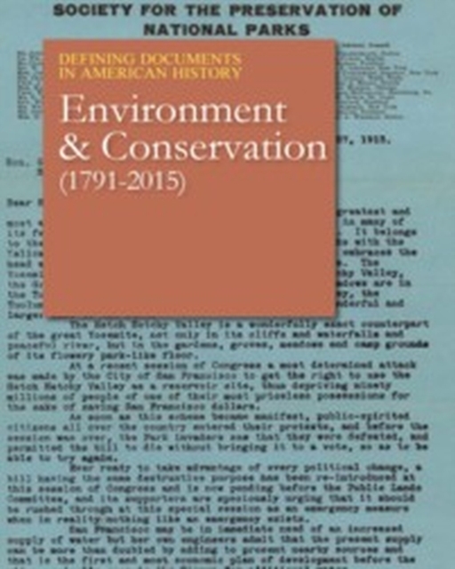 Environment & Conservation (1872-2015), Hardback Book