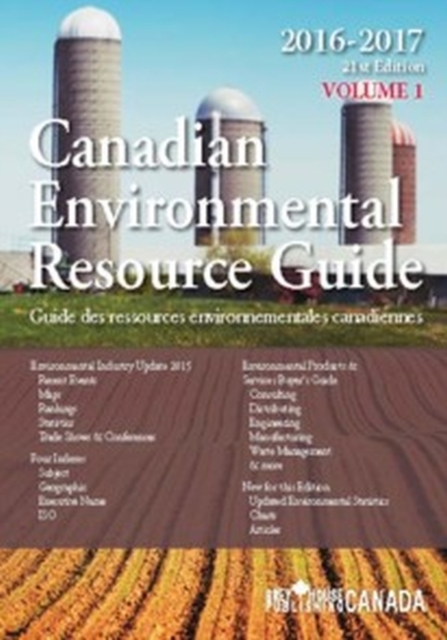 Canadian Environmental Resource Guide, 2016, Paperback / softback Book