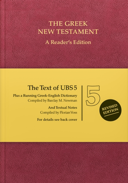 UBS5 Greek New Testament : A Reader's Edition, Hardback Book