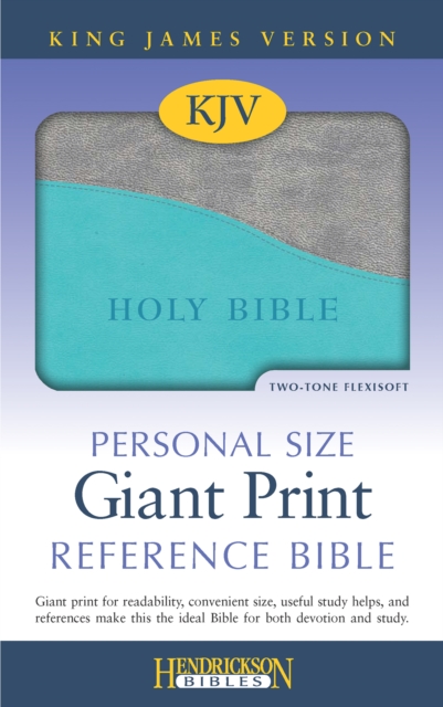 KJV Personal Size Giant Print Reference Bible, Leather / fine binding Book