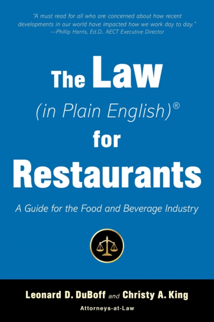 The Law (in Plain English) for Restaurants : A Guide for the Food and Beverage Industry, EPUB eBook