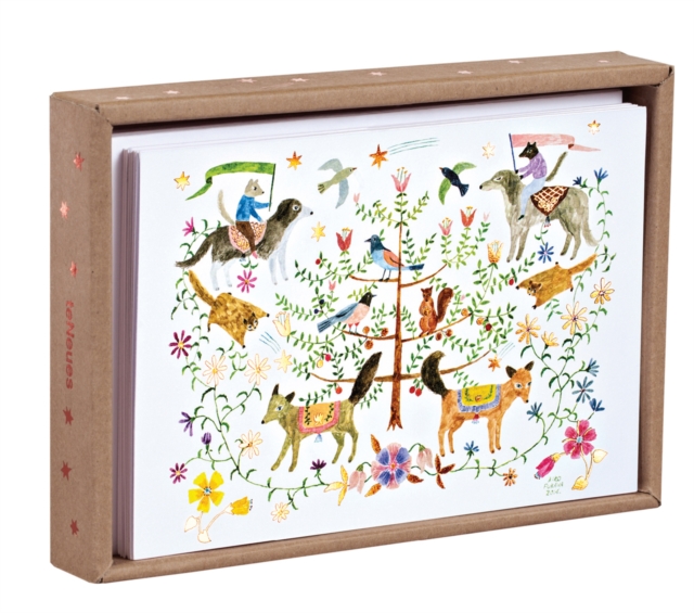 Let's Go to Wonderland Luxe Foil Notecard Box, Cards Book