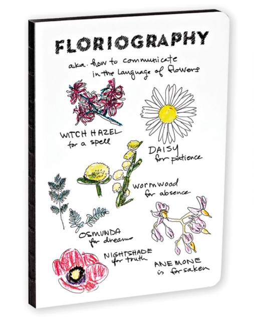 Floriography A5 Notebook, Notebook / blank book Book