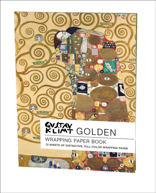 Golden, Gustav Klimt Wrapping Paper Book, Other printed item Book