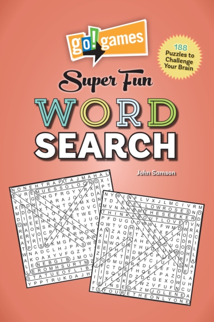Go!Games Super Fun Word Search : 188 Puzzles to Challenge Your Brain, Paperback / softback Book