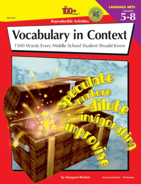 Vocabulary in Context, Grades 5 - 8 : 1500 Words Every Middle School Student Should Know, PDF eBook