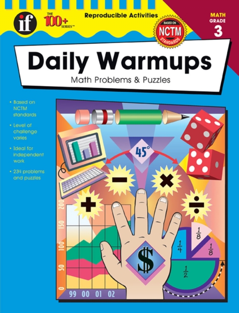 Daily Warmups, Grade 3 : Math Problems & Puzzles, PDF eBook