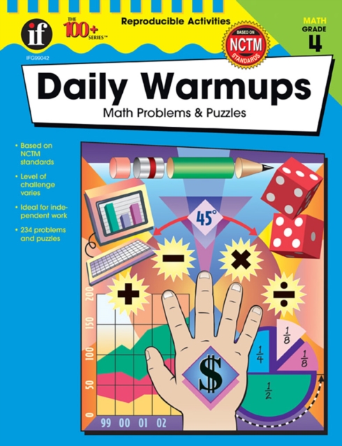 Daily Warmups, Grade 4 : Math Problems & Puzzles, PDF eBook