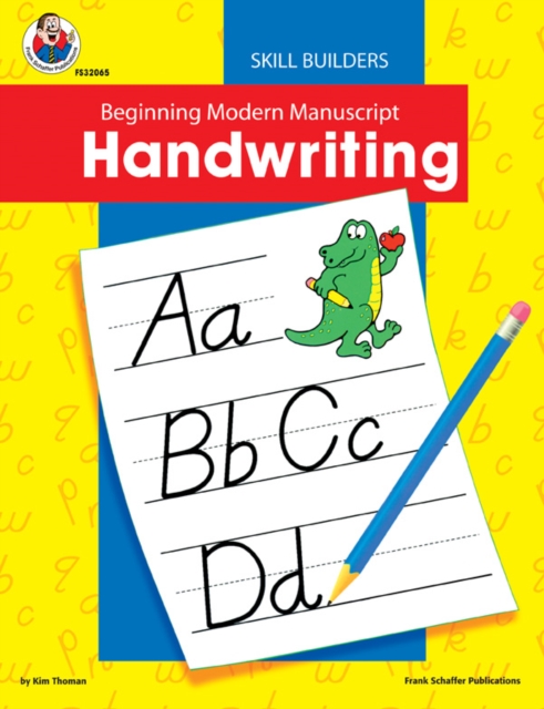 Beginning Modern Manuscript Handwriting Skill Builder, Grades K - 2, PDF eBook