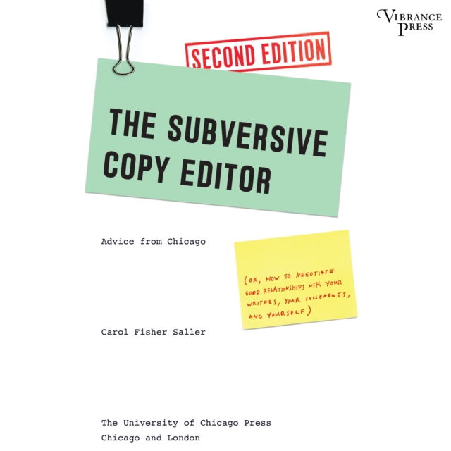 The Subversive Copy Editor, eAudiobook MP3 eaudioBook