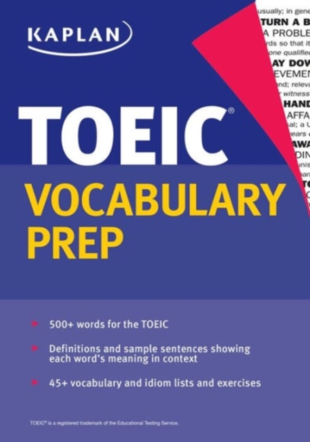 Kaplan TOEIC Vocabulary Prep, Paperback / softback Book