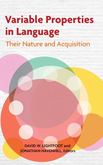 Variable Properties in Language : Their Nature and Acquisition, Hardback Book
