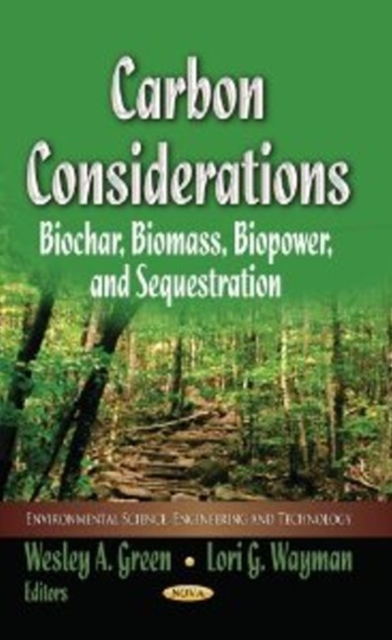 Carbon Considerations : Biochar, Biomass, Biopower & Sequestration, Hardback Book