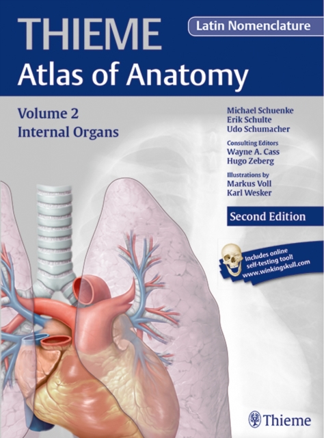Internal Organs (THIEME Atlas of Anatomy), Latin nomenclature, Hardback Book