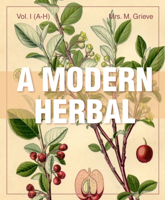 A Modern Herbal (Volume 1, A-H) : The Medicinal, Culinary, Cosmetic and Economic Properties, Cultivation and Folk-Lore of Herbs, Grasses, Fungi, Shrubs & Trees with Their Modern Scientific Uses, Hardback Book